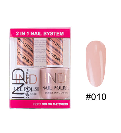 Bộ Gel Sơn Móng Tay IND & Sơn Mài Phối Màu - #10