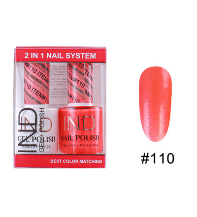Bộ Gel Sơn Móng Tay IND & Sơn Mài Phối Màu - #110