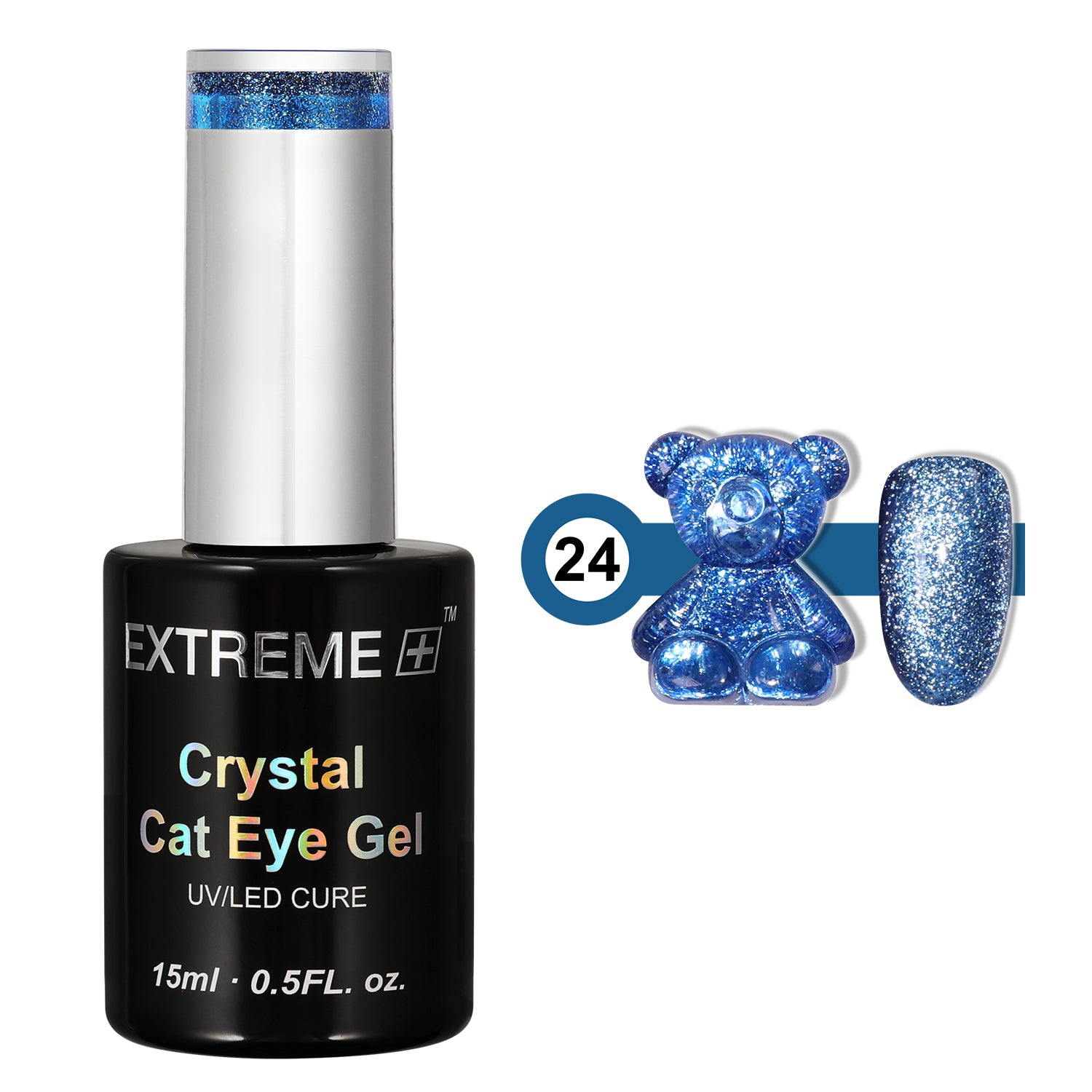 Extreme+ Crystal Cat Eye Gel #24