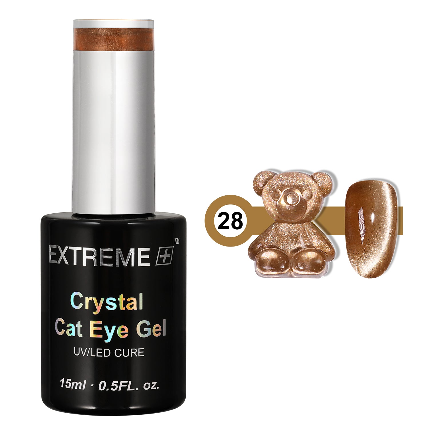 Extreme+ Crystal Cat Eye Gel #28