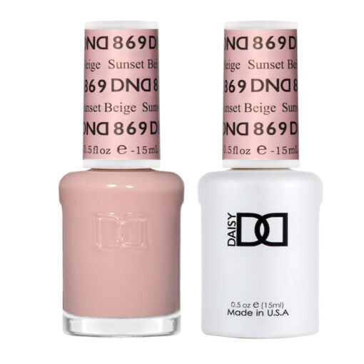 DND - Gel & Lacquer # 869 Sunset Beige