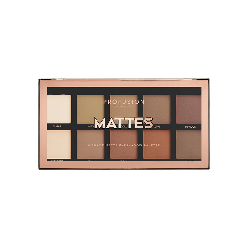 Mattes 10 shade palette