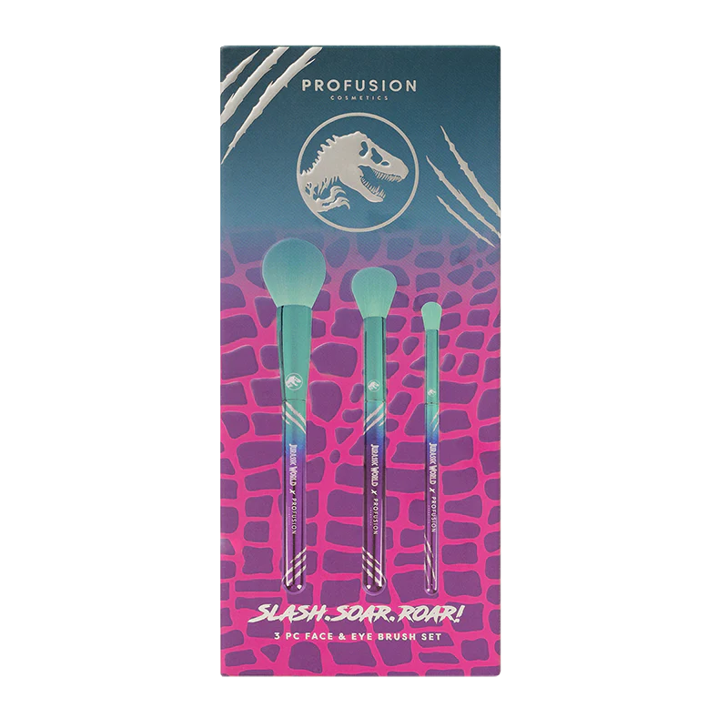 Jurassic World | Slash. Soar. Roar! Face & Eye Brush Set