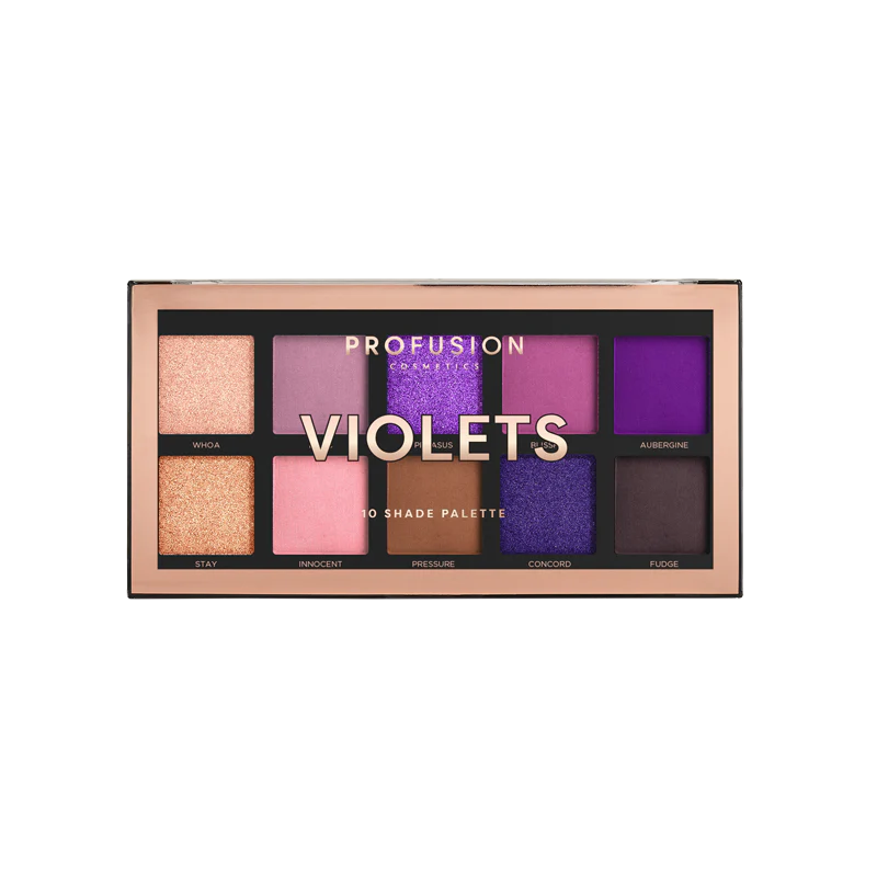 Violets 10 shade palette