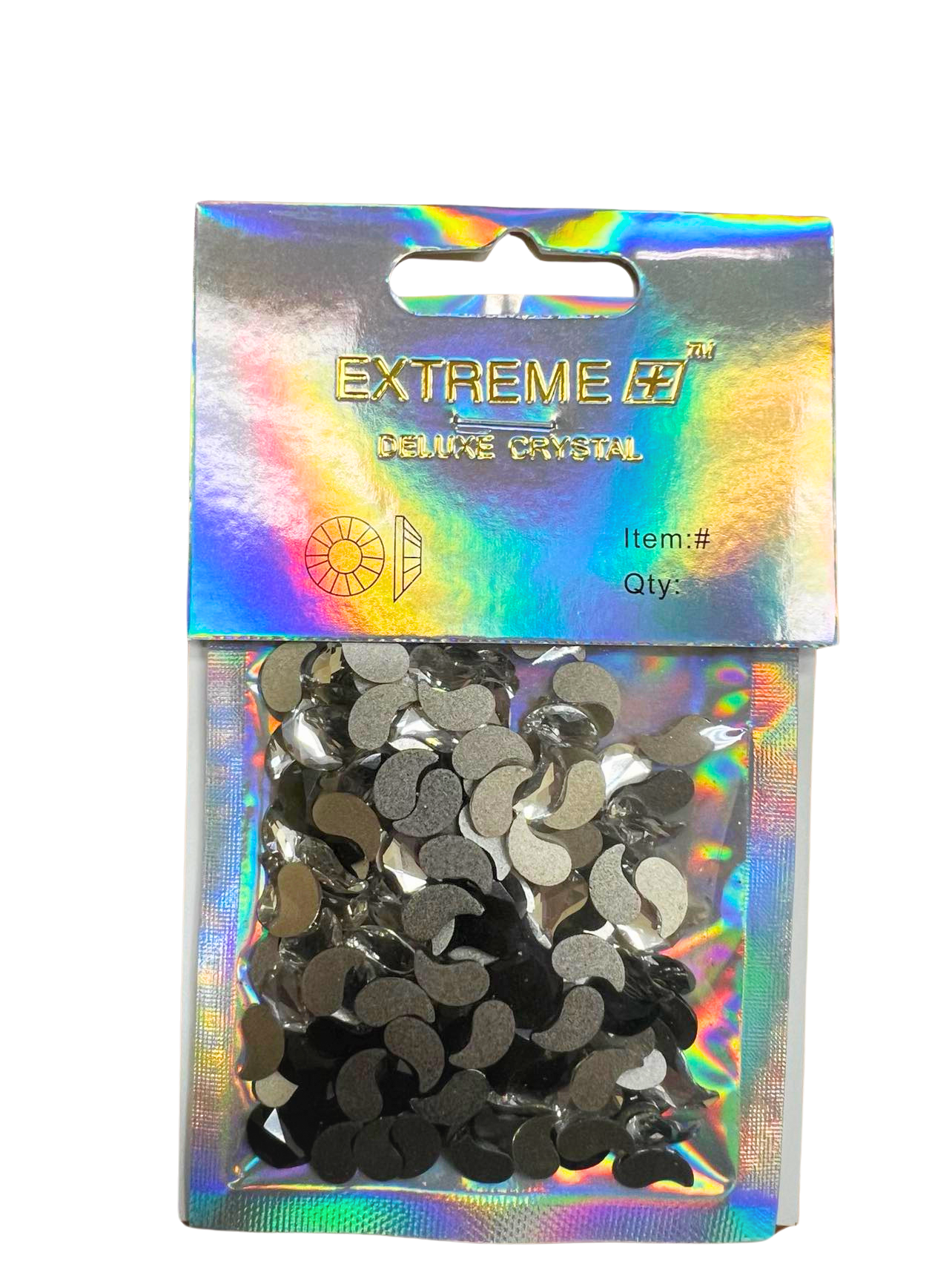 Extreme+ 3D Comma Shaped Dimond Clear,Black