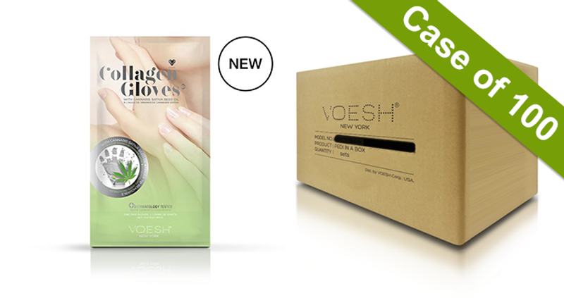 Voesh Deluxe Pedicure Collagen Gloves - Relax