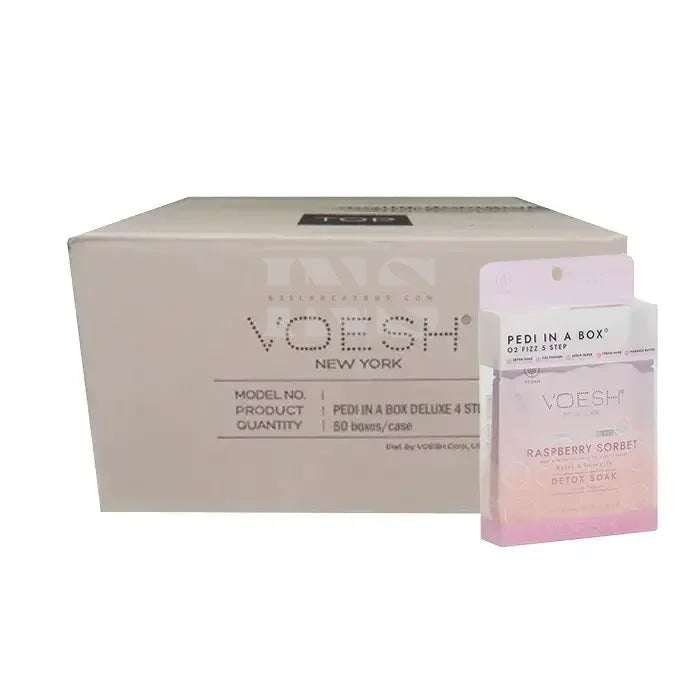 Voesh Deluxe Pedicure 4 Step O2 Bubbly Spa - Quả mâm xôi