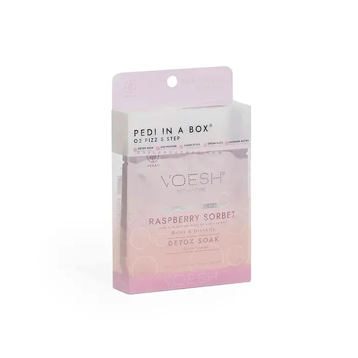 Voesh Deluxe Pedicure 4 Step O2 Bubbly Spa - Quả mâm xôi