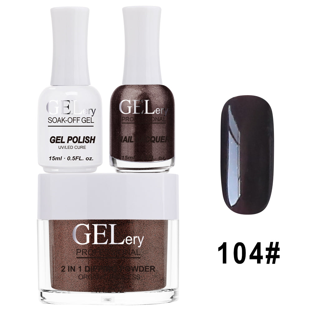 Bộ ba GELery 3 trong 1 - Gel, Sơn mài &amp; Nhúng - #104