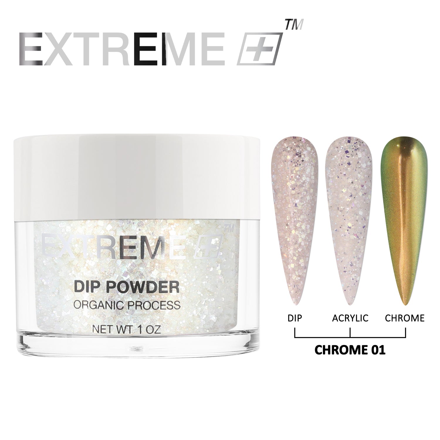 Bộ bột nhúng kim cương EXTREME+ Chrome 