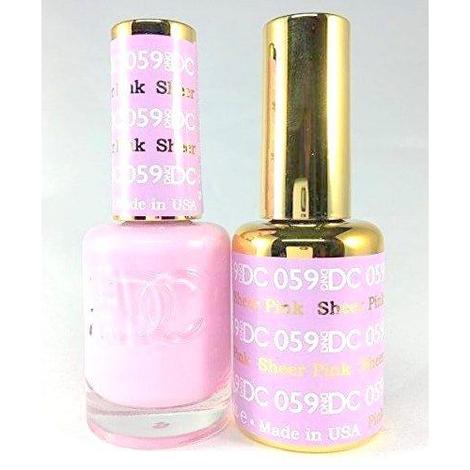 DND DC Duo - Gel #059 Sheer Pink 