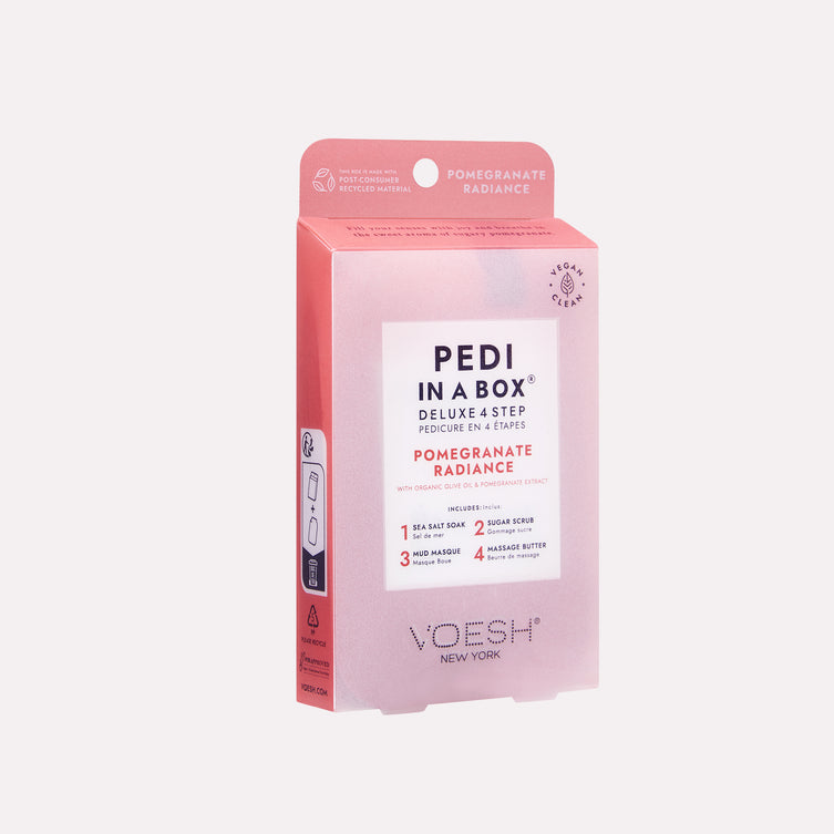 VOESH Deluxe Pedicure 4 Step - Pomegranate  Radiance