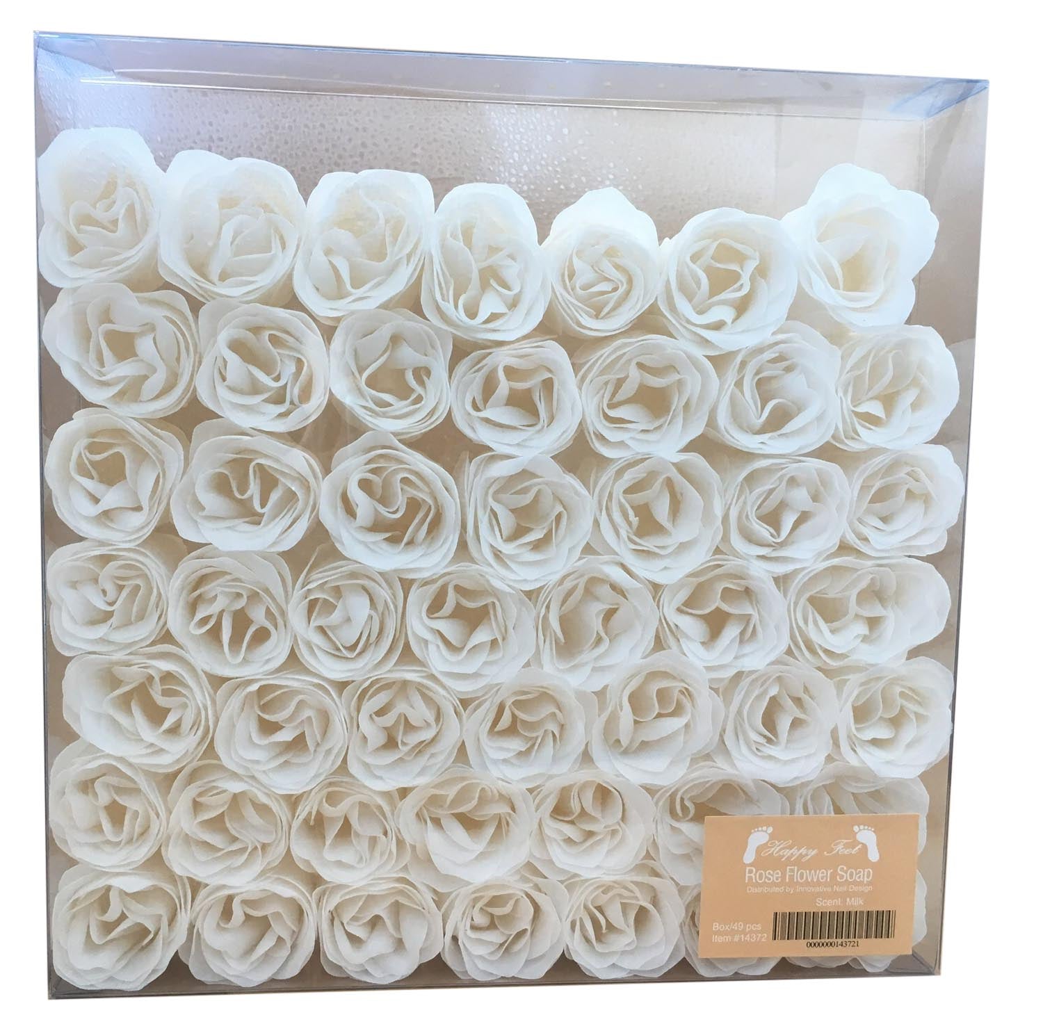 Xà bông HappyFeet Petal Rose Flower for Spa - Sữa