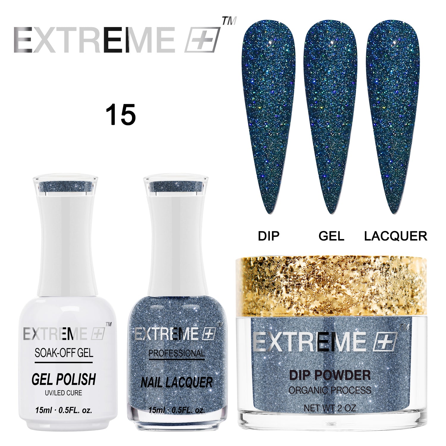 Bộ combo EXTREME+ 3 trong 1 - Holo Chrome - #015