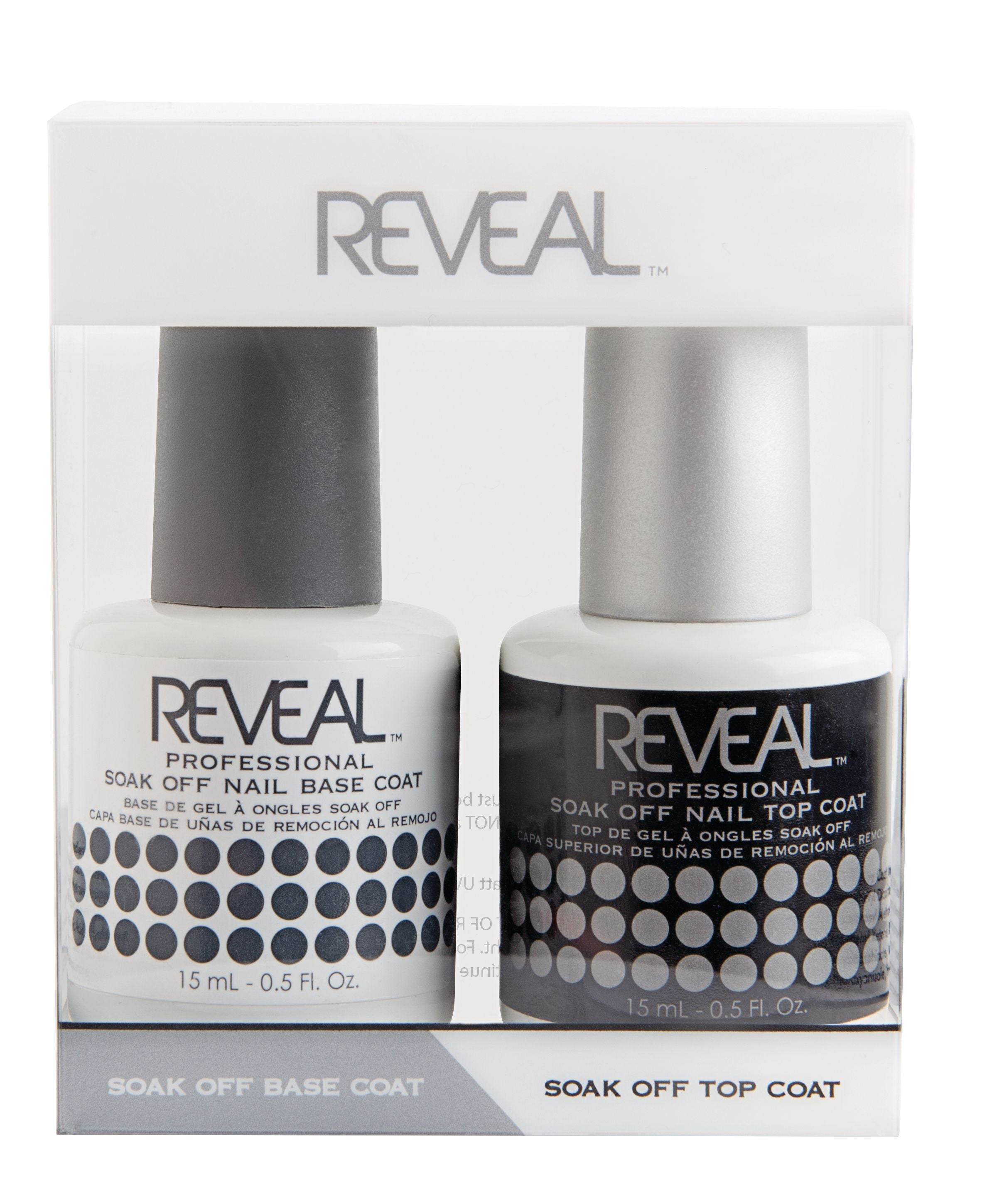 Reveal Duo Gel and Nail Lacquer Set - Top & Base