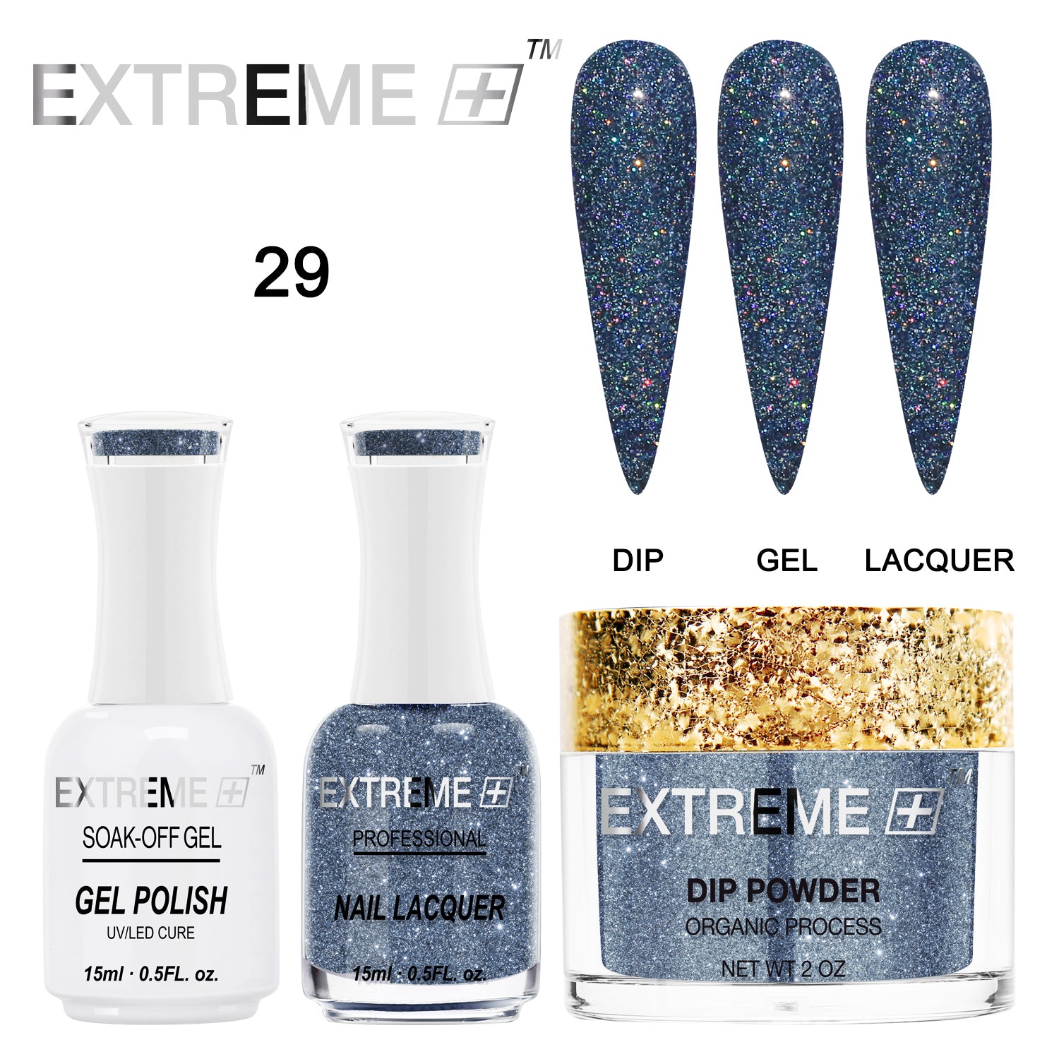 Bộ combo EXTREME+ 3 trong 1 - Holo Chrome - #029