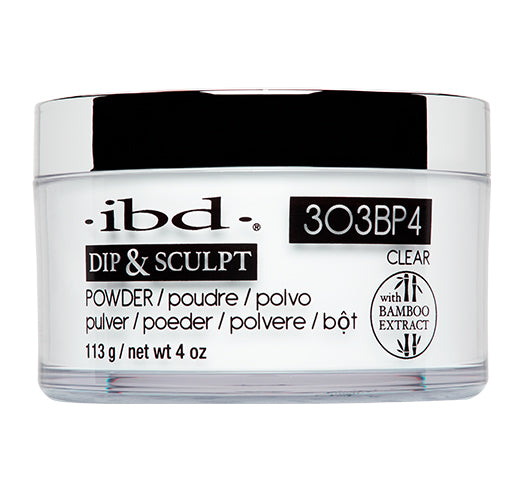 IBD Dipping Powder Pink &amp; White 4 Oz - Clear 303BP4