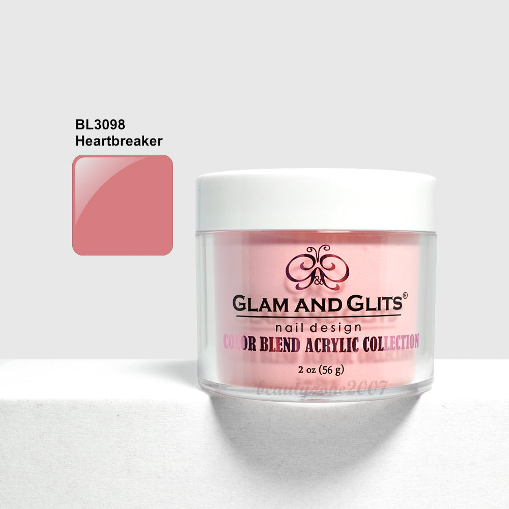 Glam &amp; Glits Blend Acrylic - BL 3098 Heartbreaker 