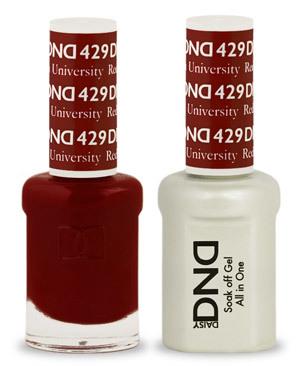 DND - Gel &amp; Lacquer # 429 Boston University Red