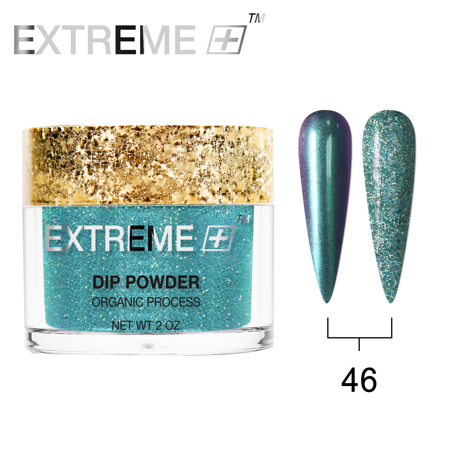 EXTREME+ Holo Chrome Dip Powder - #046