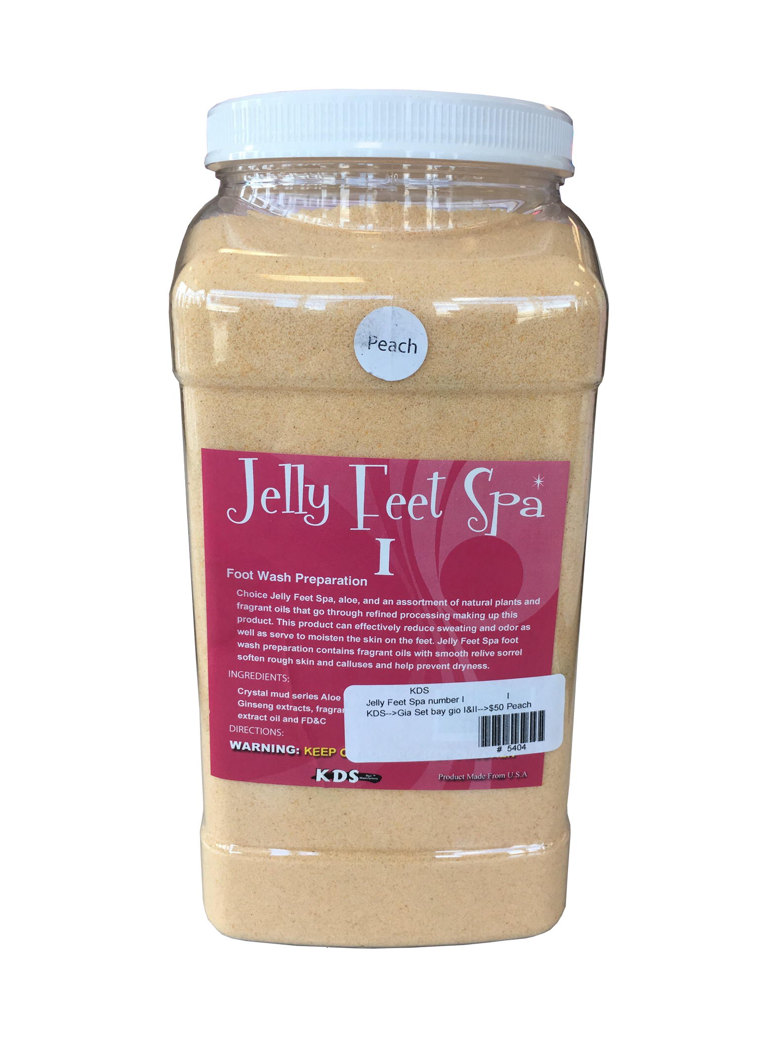 KDS Jelly Feet Spa Số I - Đào