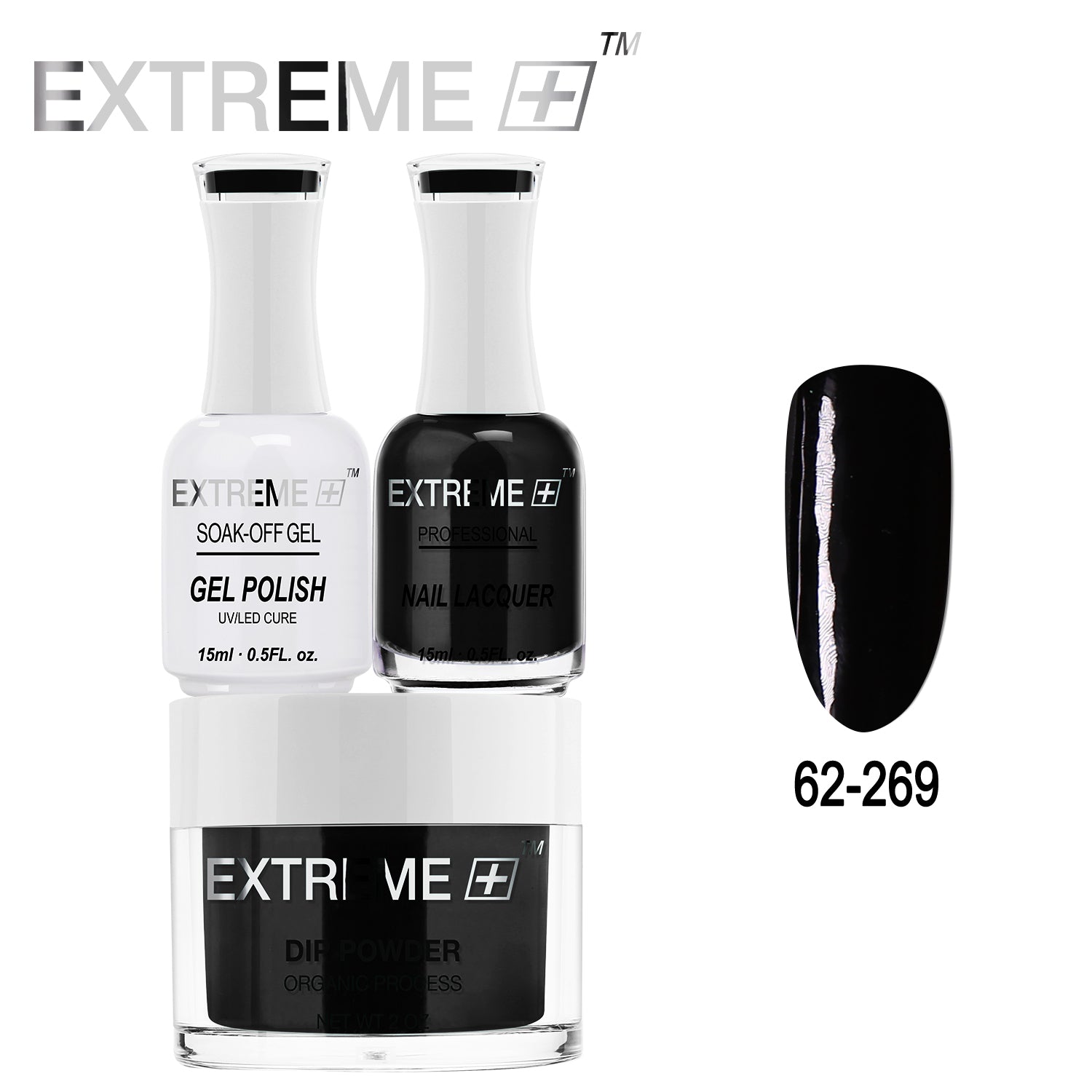 Bộ Combo 3 trong 1 EXTREME+ All-in-One - Bột Nhúng, Sơn Gel và Sơn Móng #062