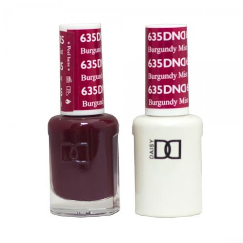 DND - Gel &amp; Lacquer # 635 Burgundy Mist