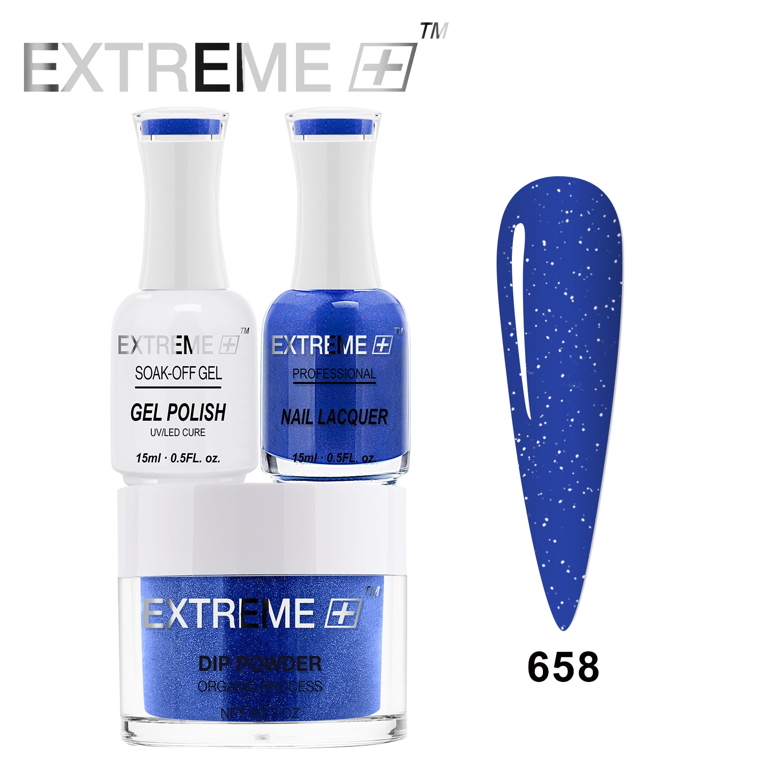 Bộ Combo EXTREME+ 3 trong 1 - Gel, Sơn mài &amp; Nhúng - #658