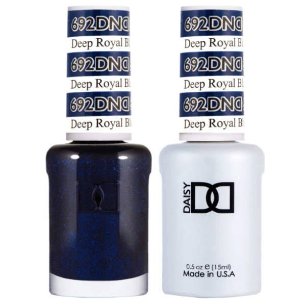 DND - Gel &amp; Lacquer #692 Deep Royal Blue