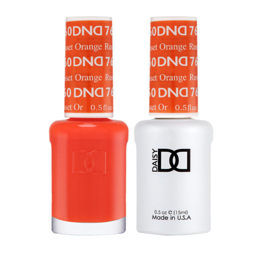 DND - Gel &amp; Sơn mài # 760 Russet Orange