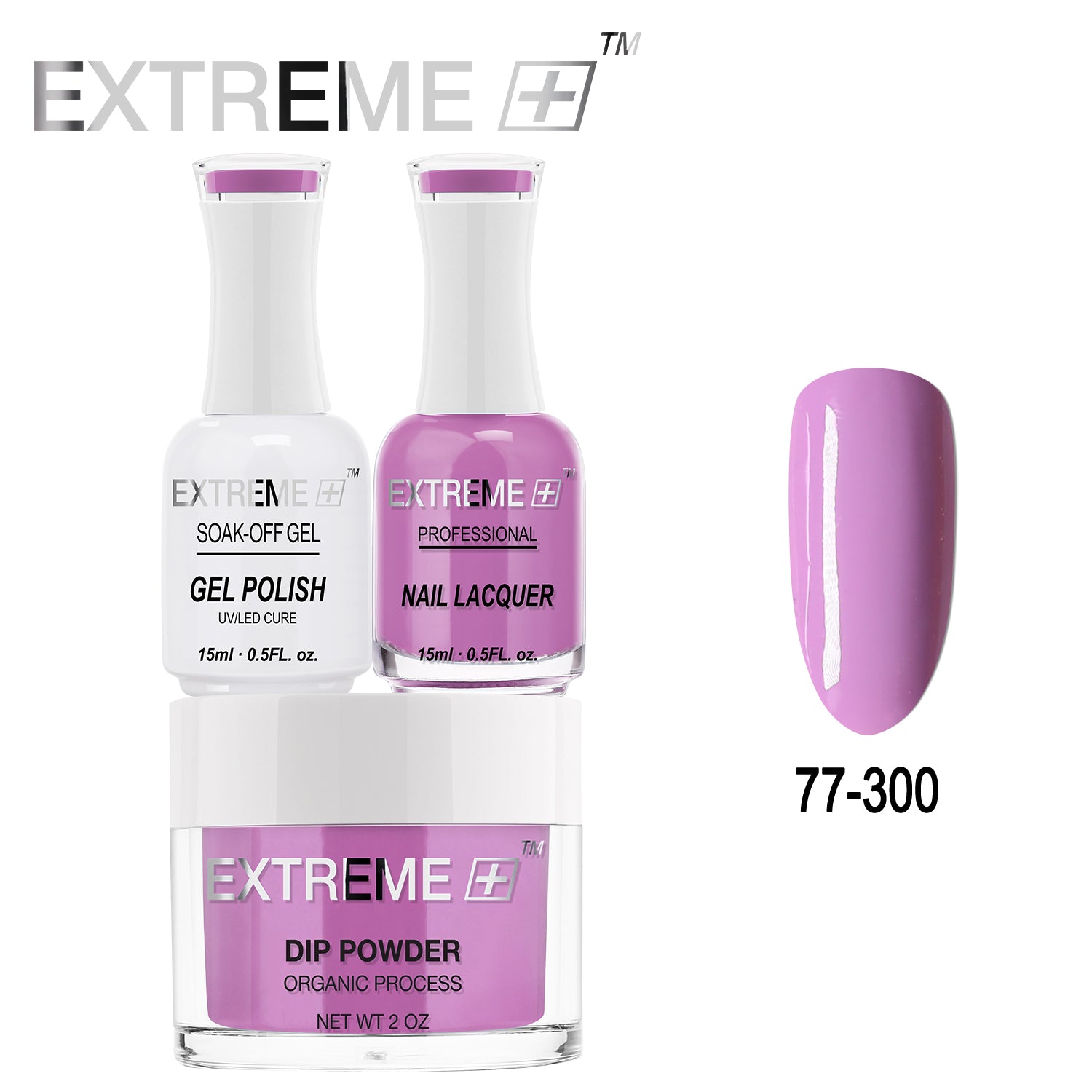 Bộ Combo 3 trong 1 EXTREME+ All-in-One - Bột Nhúng, Sơn Gel và Sơn Móng #077