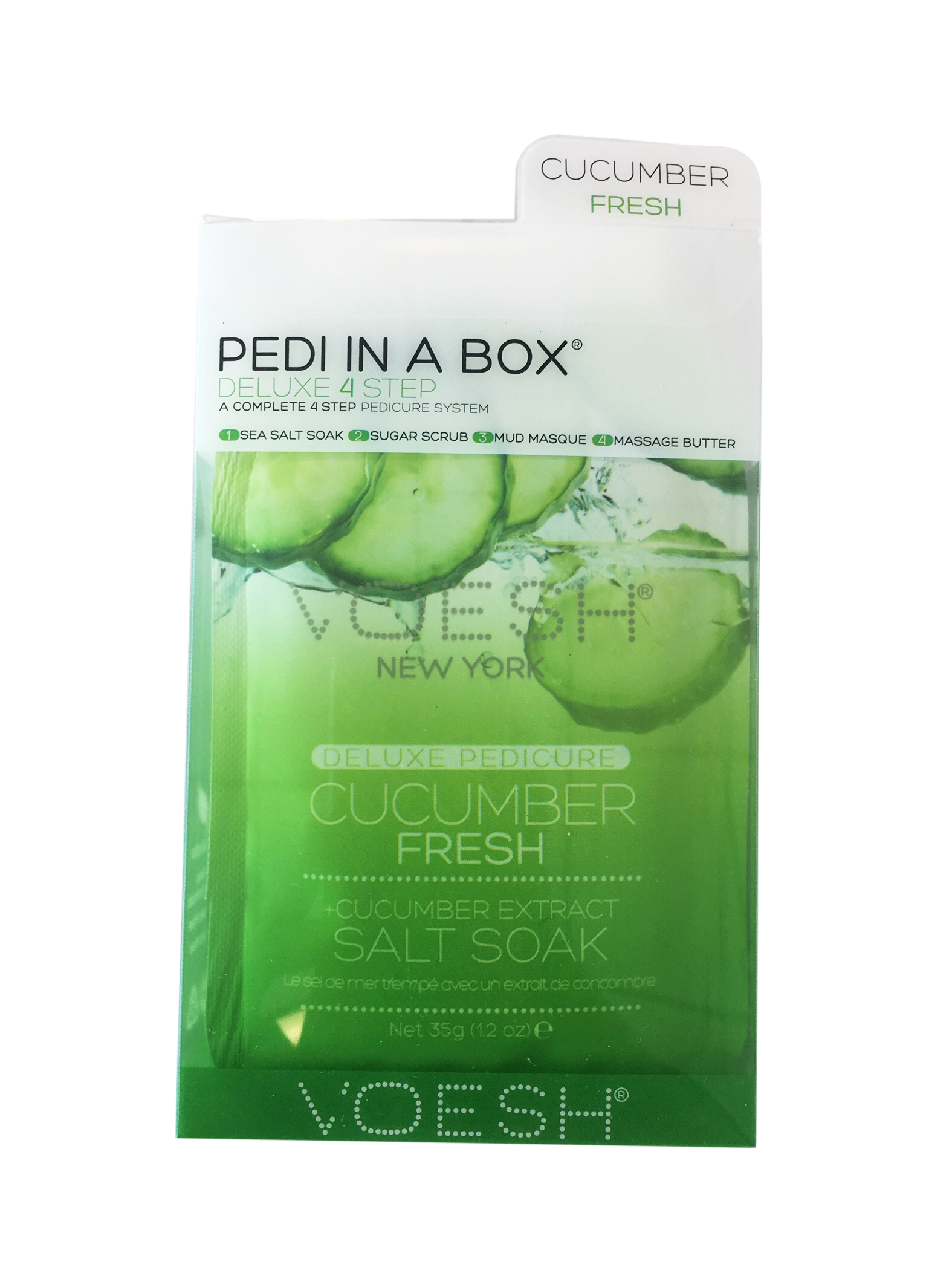 VOESH Deluxe Pedicure 4 Step - Cucumber***ĐANG BÁN $117/THÙNG*** 