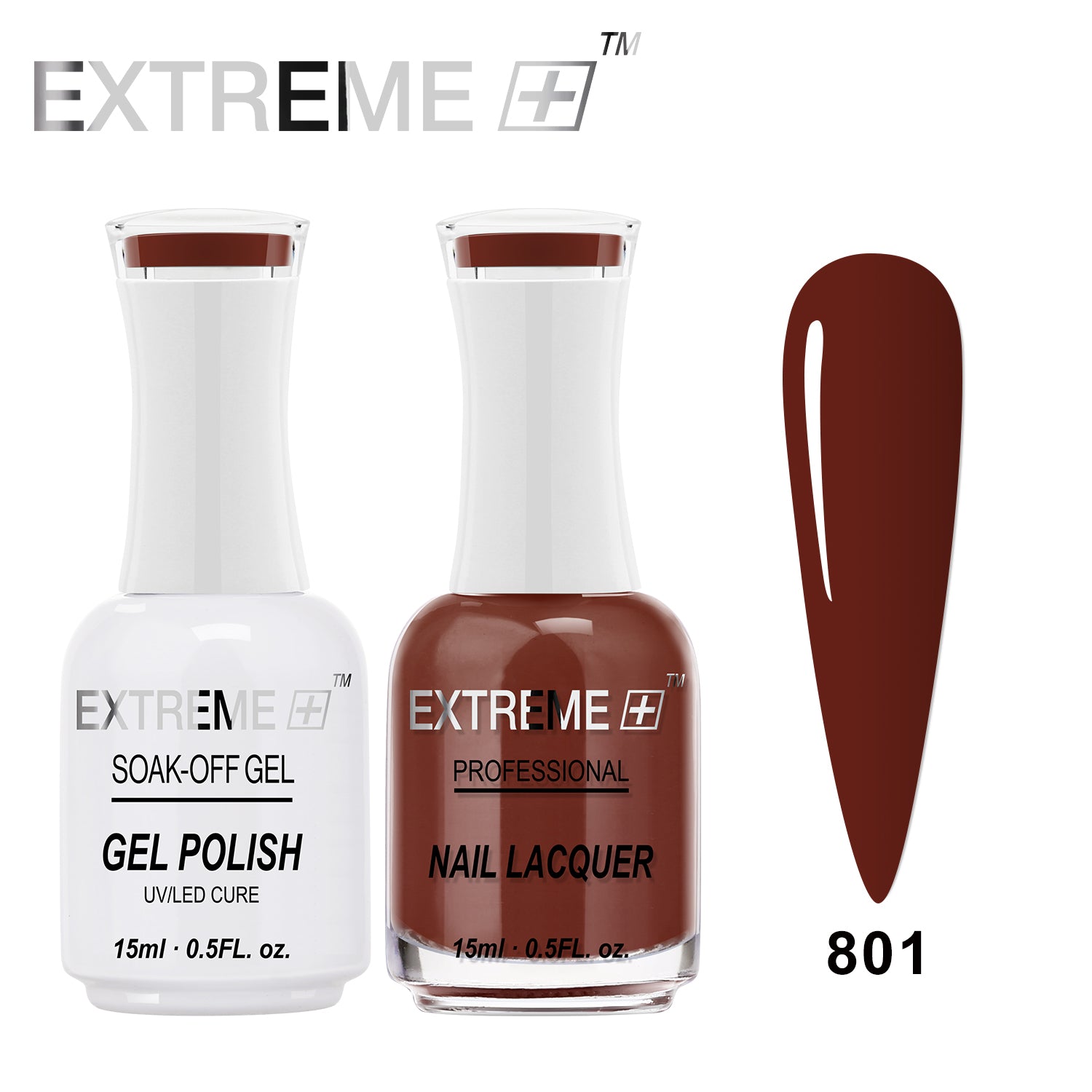 Sơn mài kết hợp gel EXTREME+ (Bộ đôi) - #801 