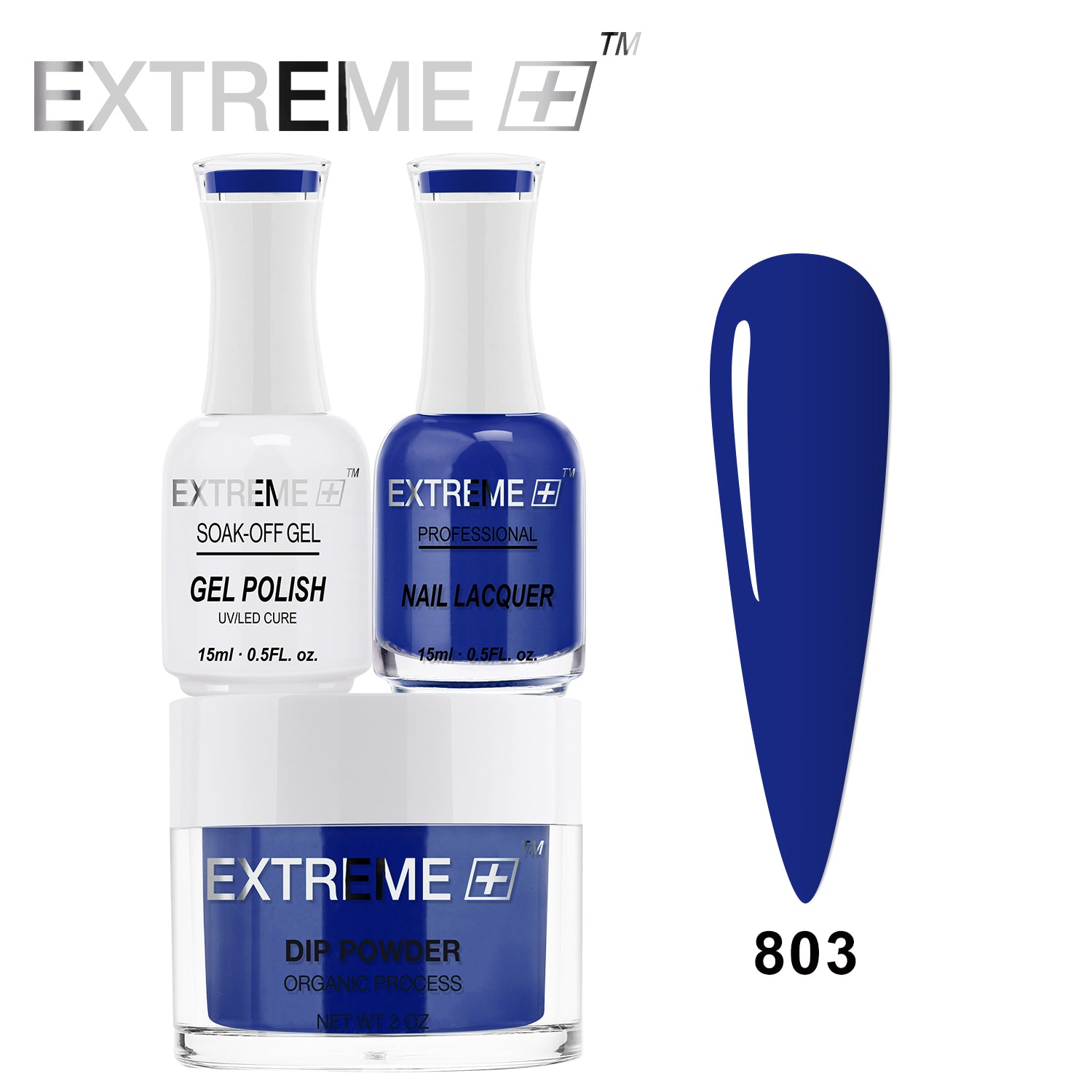 Bộ Combo EXTREME+ 3 trong 1 - Gel, Sơn mài &amp; Nhúng - #803