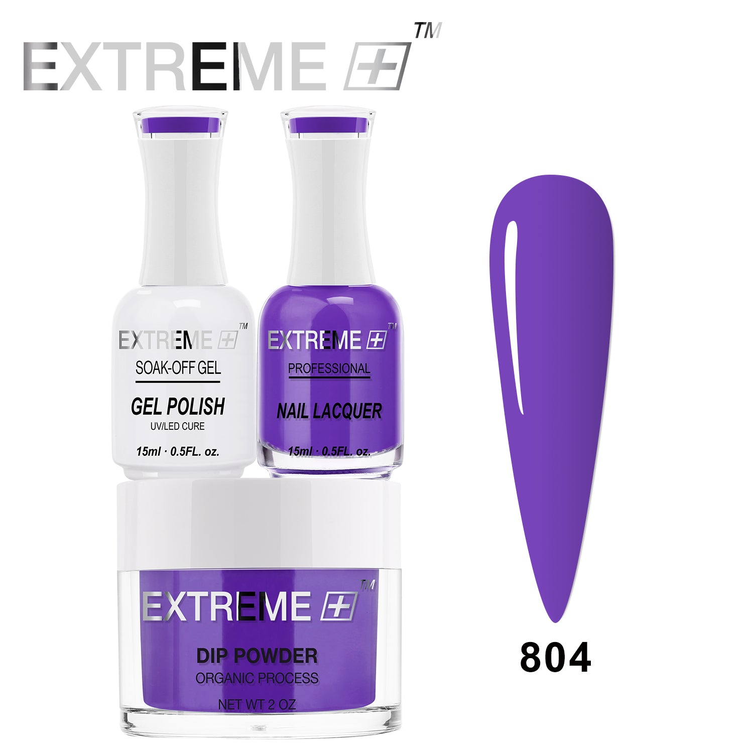 Bộ Combo EXTREME+ 3 trong 1 - Gel, Sơn mài &amp; Nhúng - #804