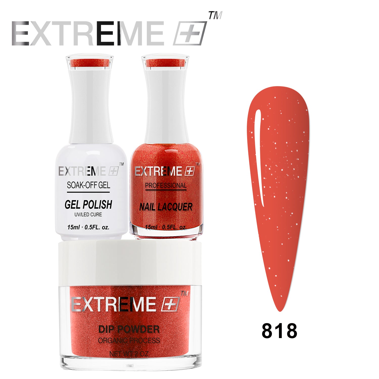 Bộ Combo EXTREME+ 3 trong 1 - Gel, Sơn mài &amp; Nhúng - #818