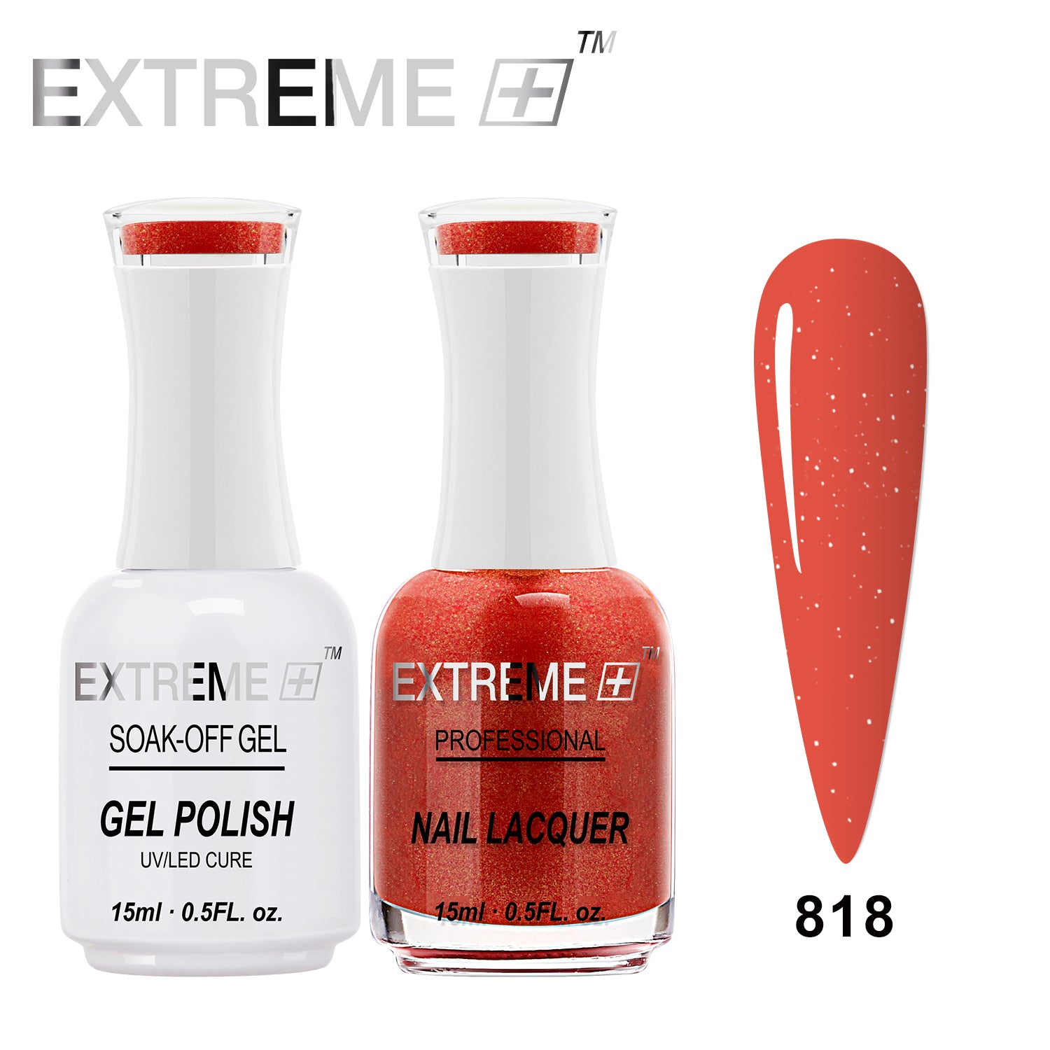 Sơn mài kết hợp gel EXTREME+ (Bộ đôi) - #818 