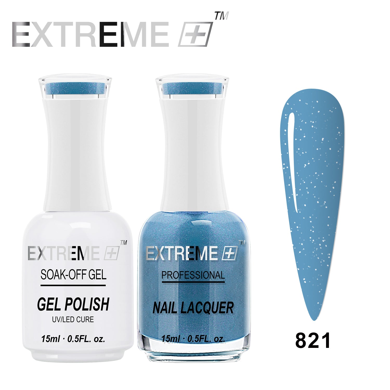 Sơn mài kết hợp gel EXTREME+ (Bộ đôi) - #821 