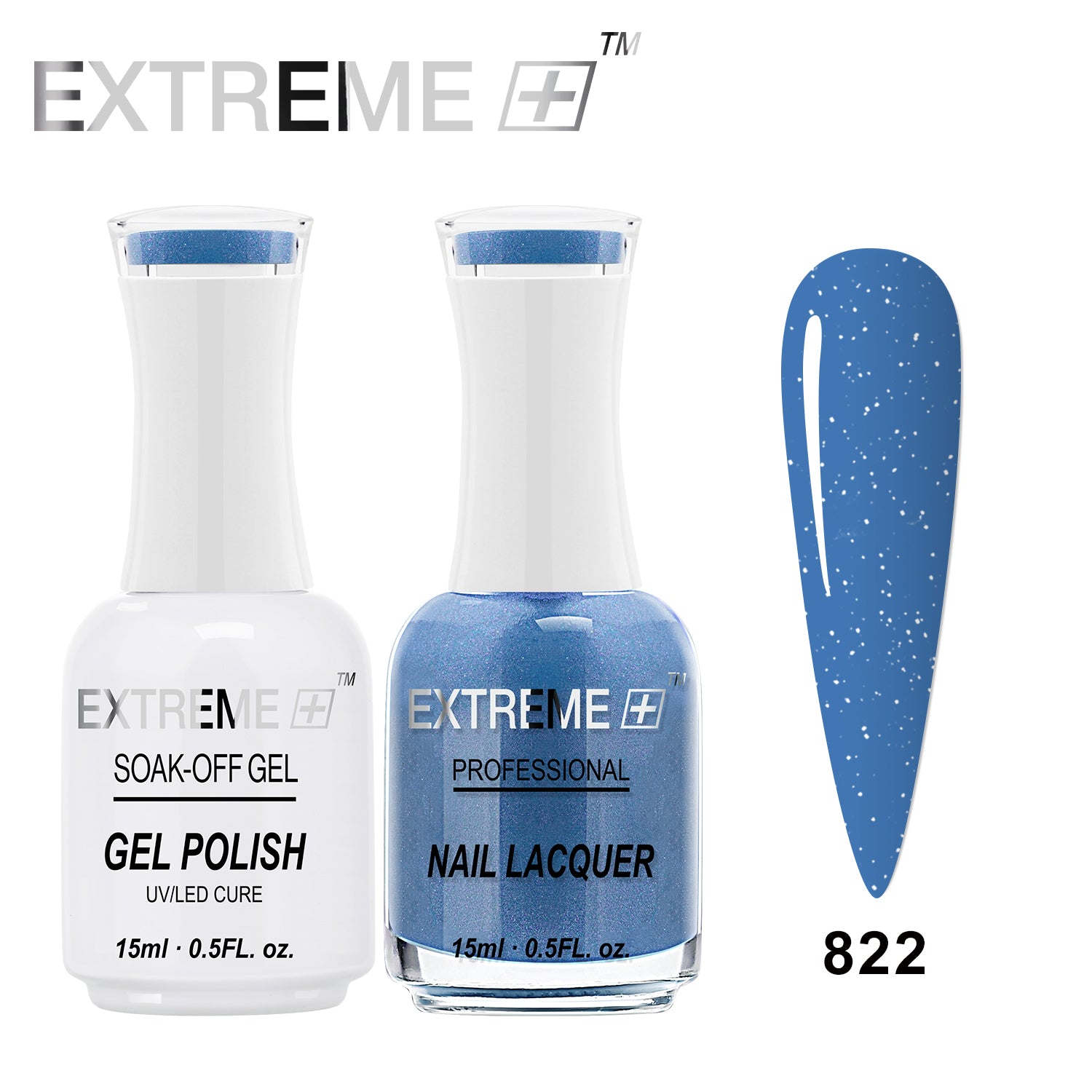 Sơn mài kết hợp gel EXTREME+ (Bộ đôi) - #822 