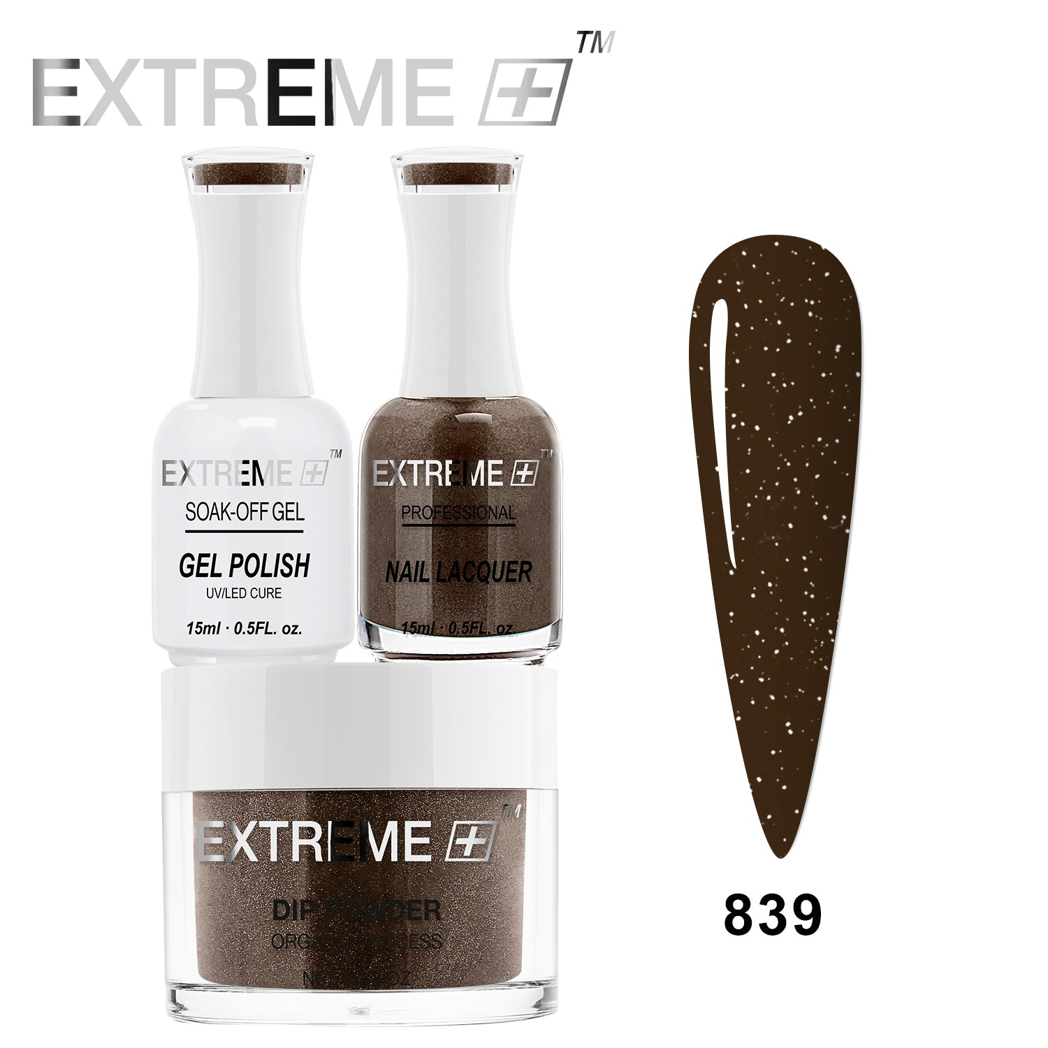 Bộ Combo EXTREME+ 3 trong 1 - Gel, Sơn mài &amp; Nhúng - #839