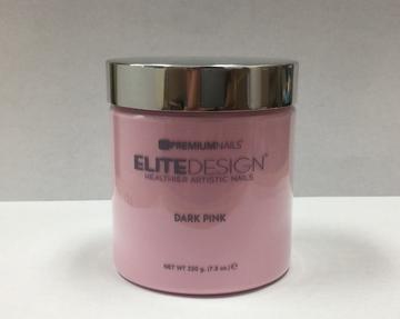 Móng Tay Cao Cấp - Bột Nhúng Elite Design Hồng &amp; Trắng 7.8 oz - Hồng Đậm