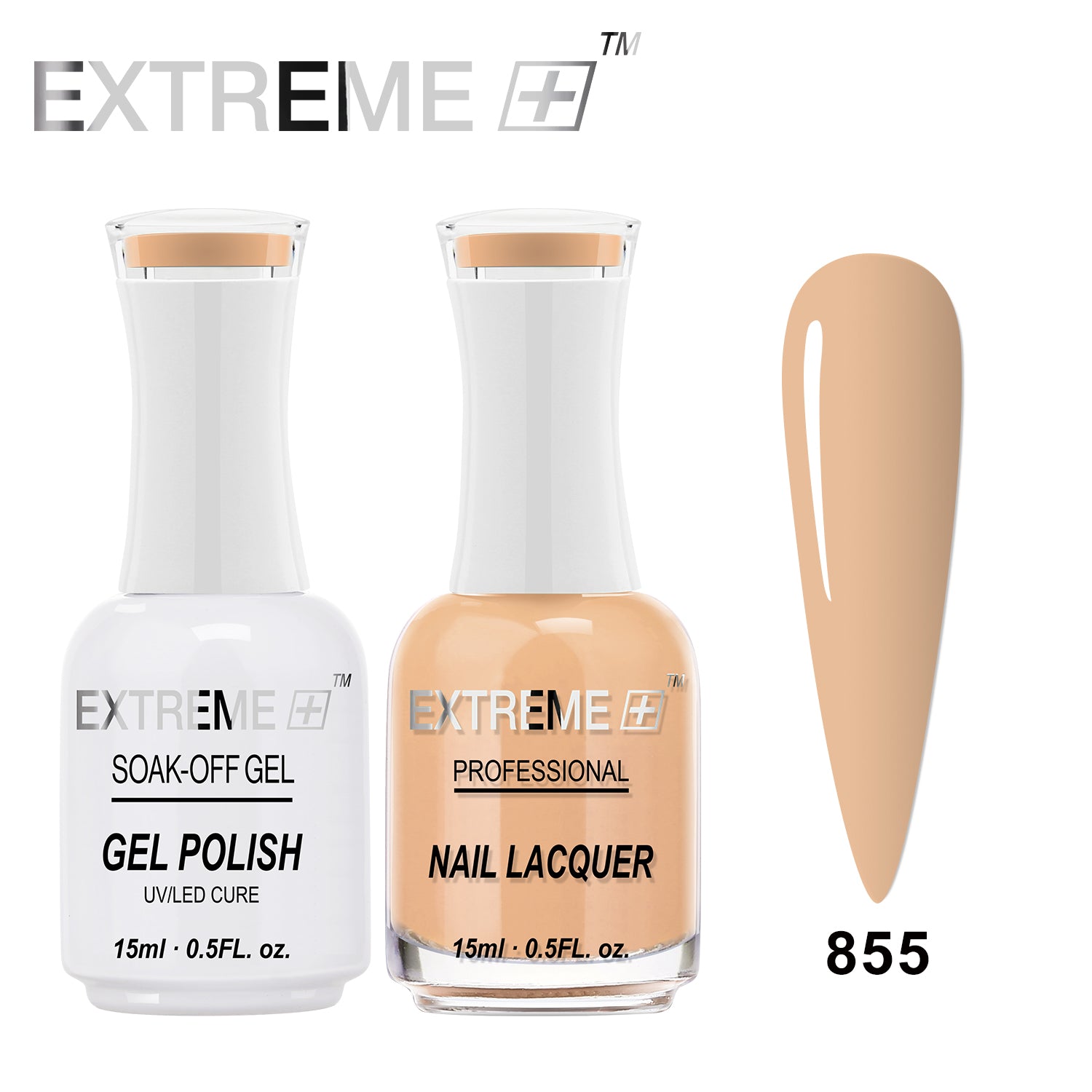 Sơn mài kết hợp gel EXTREME+ (Bộ đôi) - #855 