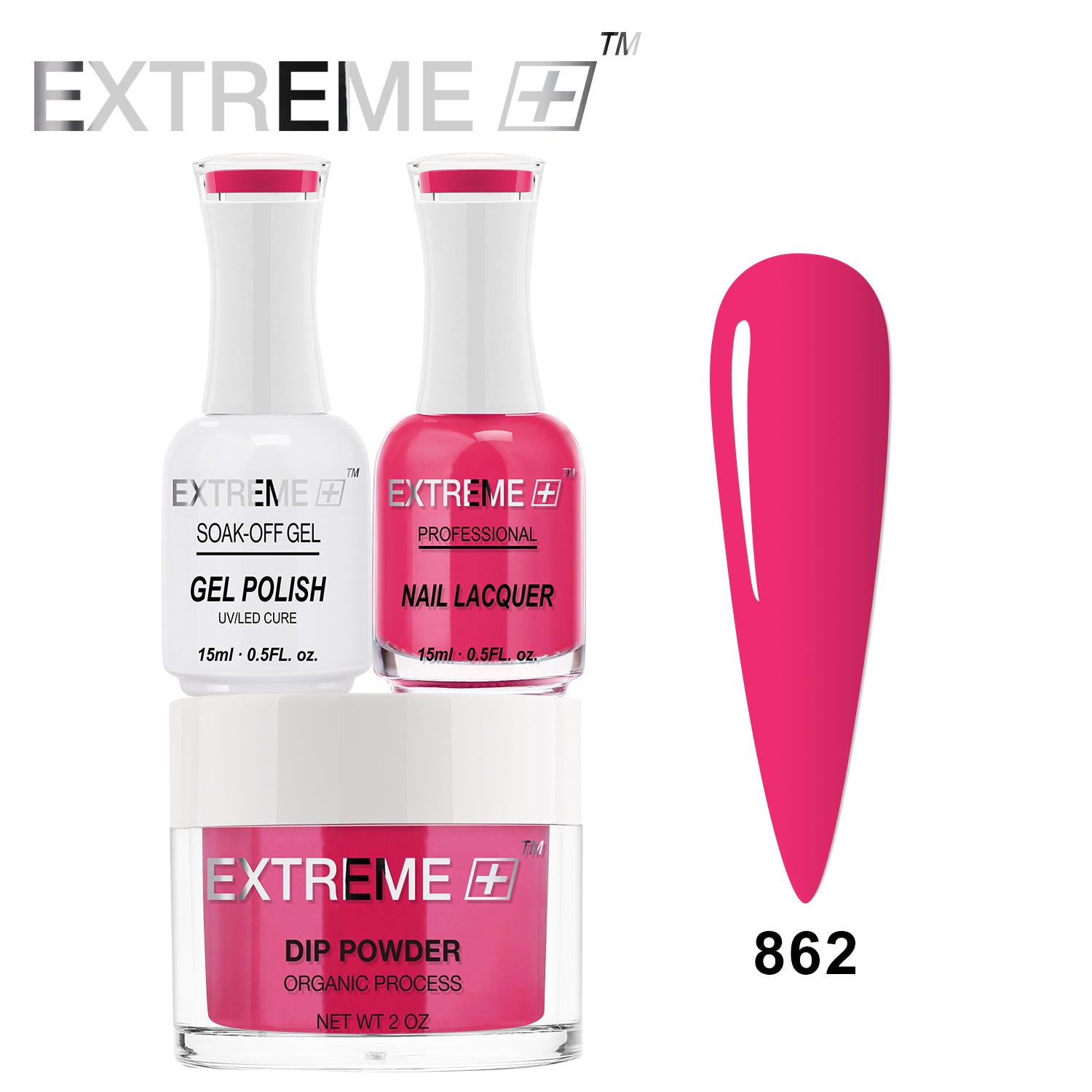 Bộ Combo EXTREME+ 3 trong 1 - Gel, Sơn mài &amp; Nhúng - #862