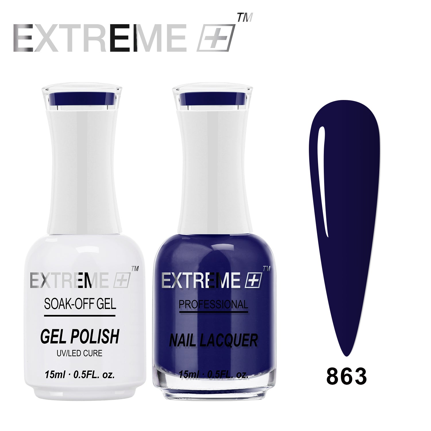 Sơn mài kết hợp gel EXTREME+ (Bộ đôi) - #863 