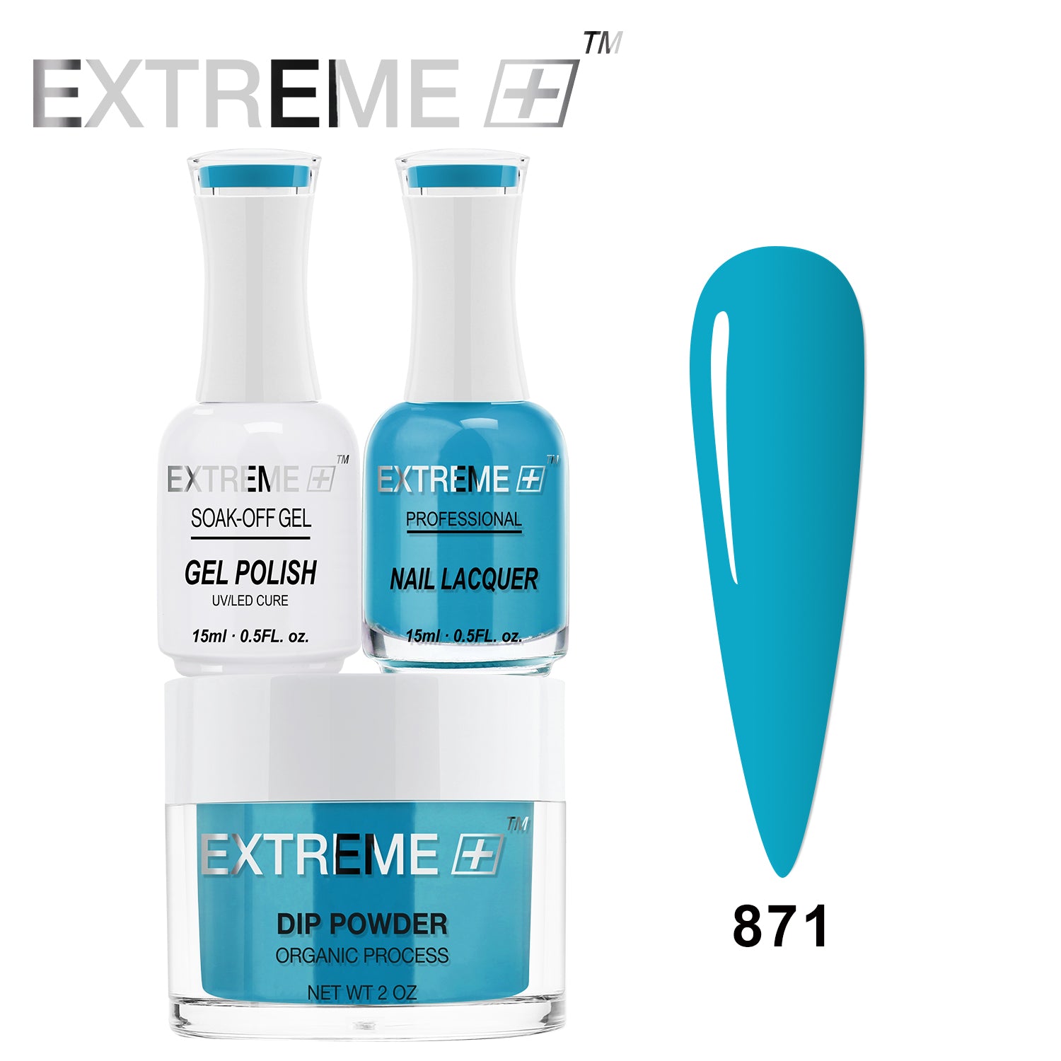 Bộ Combo EXTREME+ 3 trong 1 - Gel, Sơn mài &amp; Nhúng - #871