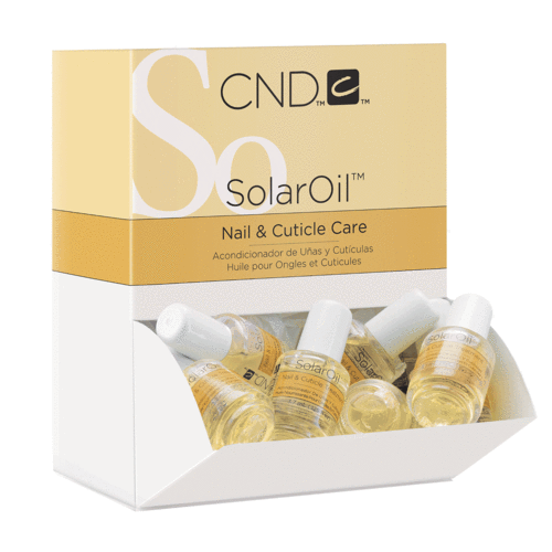 Chăm sóc móng tay &amp; lớp biểu bì bằng CND, SolarOil dành cho lớp biểu bì khô, hư tổn, kết hợp với dầu Jojoba &amp; Vitamin E cho móng tay khỏe mạnh hơn