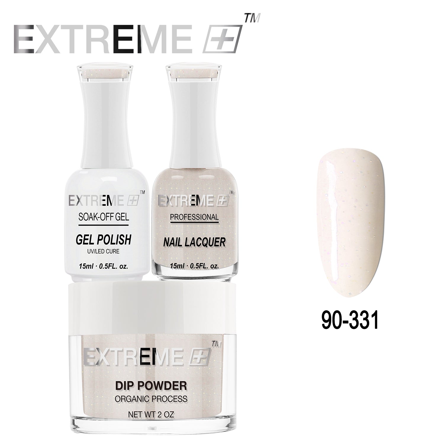 Bộ Combo 3 trong 1 EXTREME+ All-in-One - Bột Nhúng, Sơn Gel và Sơn Móng #090