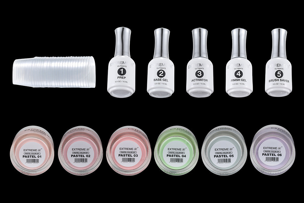 EXTREME+ Pastel Color Dipping Powder Kit