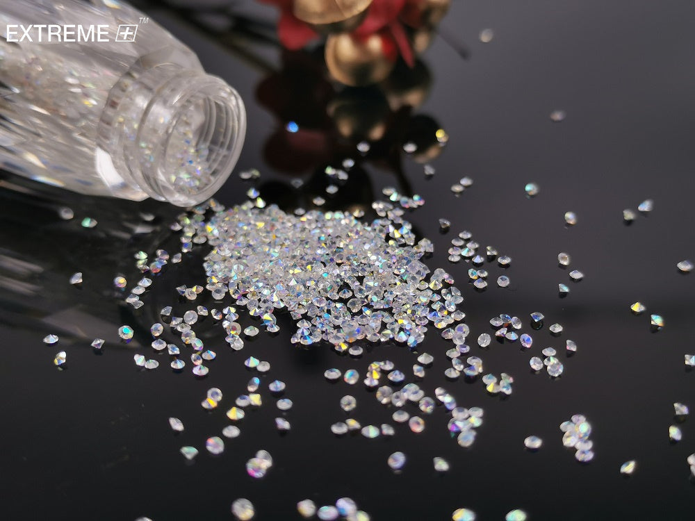 Lấp Lánh Pixie Móng Tay Pha Lê Micro Hạt Nhiều Màu AB 3D Móng Tay Nghệ Thuật Trang Trí Kim Cương Giả Phụ Kiện Làm Móng Tay|Thạch Anh &amp; Trang Trí
