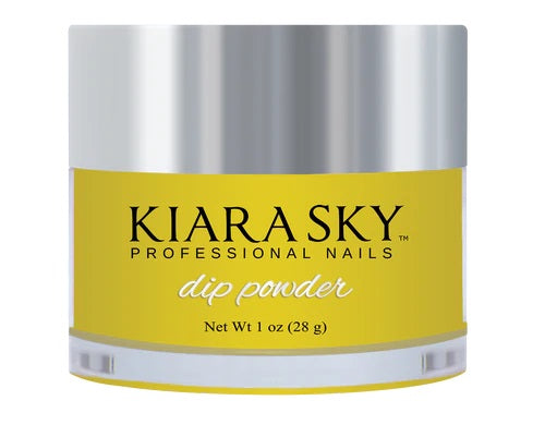 Kiara Sky Glow In Dark Dip Powder - DG111 Marigold